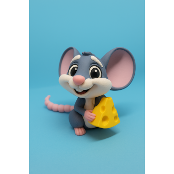 Roztomilý myšák se sýrem